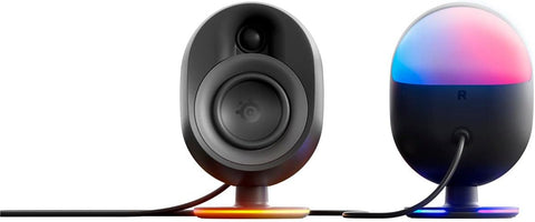 New SteelSeries Arena 9 Illuminated 5.1 Gaming Speakers – 5.1 USB Surround Sound – Wireless Rear Speakers – 2 - Way Speaker Design – Subwoofer – Reactive RGB Light – PC, Playstation, Mobile, Mac. Used, good condition - with | Sold by Uncle Wiener's Wholesale