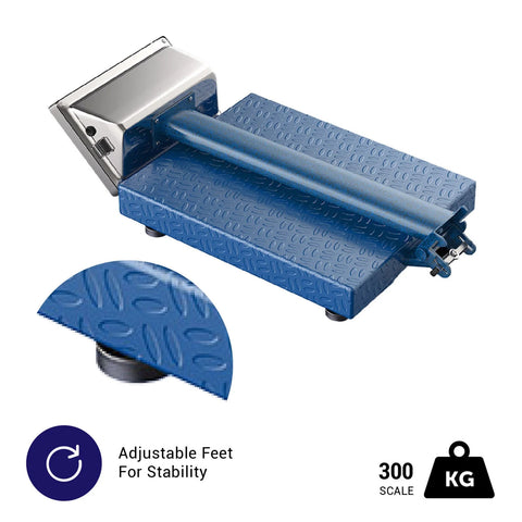 "Wireless 660lbs digital folding platform scale with LCD display"
"Portable heavy-duty floor scale for warehouses"
"Folding platform scale with wireless screen"
"660lbs capacity digital platform scale for industrial use"
"Steel frame folding digital scale with high accuracy"