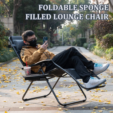 XL Padded Zero Gravity Recliner Chair – Front View
Heavy-Duty Folding Outdoor Lounger – 350 lbs Capacity
Recliner Chair Fully Extended – Oversized Comfort
Folded XL Reclining Chair – Easy Storage
Side Profile of Padded Zero Gravity Chair – Steel Frame
Outdoor Lounge Chair with Cushioned Headrest – Gray