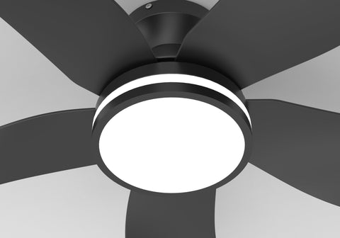 New ZY996 42" Smart LED Ceiling Fan – Modern Black with Remote & APP Control ZY996 - with | Sold by Uncle Wiener's Wholesale