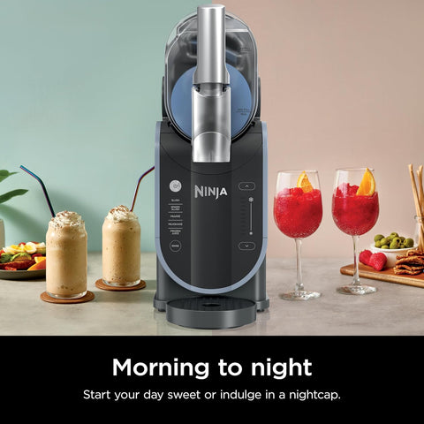 Ninja SLUSHi Frozen Drink Maker with RapidChill™ Technology – Front View with Accessories