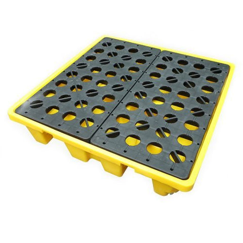 Oil Spill Containment Tray Pallet – Leak - Proof Barrel Storage Solution (SKU 216458) - with | Sold by Uncle Wiener's Wholesale