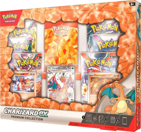 Pokemon TCG: Charizard ex Premium Collection - with Red, Black | Sold by Uncle Wiener's Wholesale