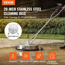 Pressure Washer Surface Cleaner – 18" & 20" for Concrete & Wood Driveways - with 20" | Sold by Uncle Wiener's Wholesale