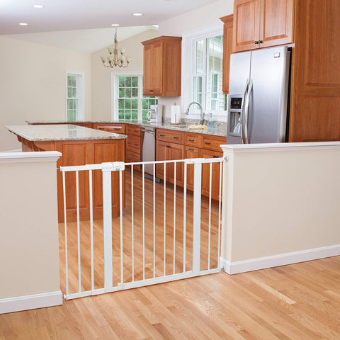Safety 1st Tall and Wide Easy Install Gate - White - with | Sold by Uncle Wiener's Wholesale