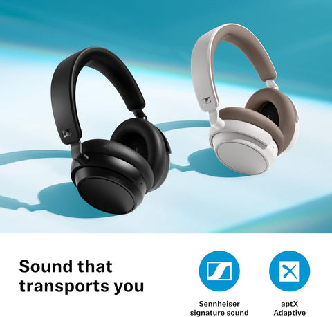 Sennheiser ACCENTUM Plus Wireless Bluetooth Headphones - Quick - Charge Feature, 50 - Hr Battery Playtime, Adaptive Hybrid ANC, Sound Personalization, Touch Controls – Black - with | Sold by Uncle Wiener's Wholesale