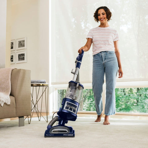 Shark - Navigator Lift - Away Deluxe Upright Vacuum with Anti - Allergen Complete Seal - Blue - with Blue | Sold by Uncle Wiener's Wholesale