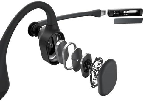 SHOKZ OpenComm Bone Conduction Stereo Bluetooth Headset - Black - with | Sold by Uncle Wiener's Wholesale