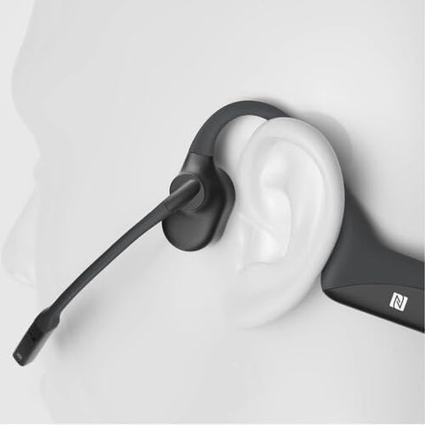 SHOKZ OpenComm Bone Conduction Stereo Bluetooth Headset - Black - with | Sold by Uncle Wiener's Wholesale
