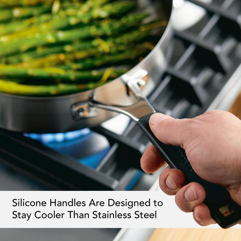 Stainless Steel, 10 - Piece, Stainless Steel Cookware Set - with | Sold by Uncle Wiener's Wholesale
