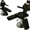 Tattoo Reclining Hydraulic Ink Chair – Adjustable Professional Salon Studio Bed | Black - with | Sold by Uncle Wiener's Wholesale