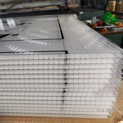 Twin & Triple Wall Polycarbonate Sheets – 4x8 FT Greenhouse Panels | 4mm, 8mm, 16mm Honeycomb Thickness - with 4x8 FT 2 LAYER 8MM Thick | Sold by Uncle Wiener's Wholesale