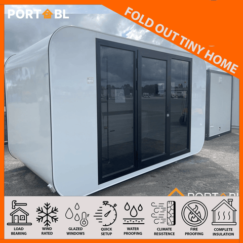 USA Standard 13ft Modular Pod House – Compact All - in - One Mobile Living Unit SU385481 - with | Sold by Uncle Wiener's Wholesale