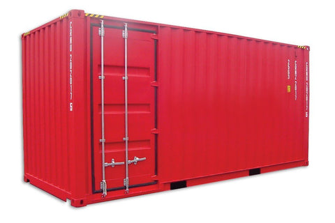 Used 40FT & 20FT Shipping Containers – HQ & GP Height Options Available - with 20 ft one time use single door | Sold by Uncle Wiener's Wholesale