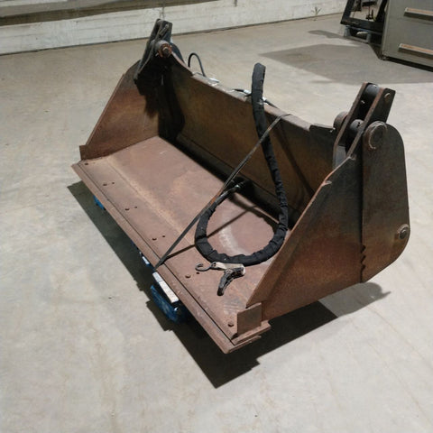Used 68" 2 - in - 1 Skid Steer Bucket with Hydraulic Function - with | Sold by Uncle Wiener's Wholesale