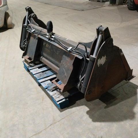 Used 68" 2 - in - 1 Skid Steer Bucket with Hydraulic Function - with | Sold by Uncle Wiener's Wholesale