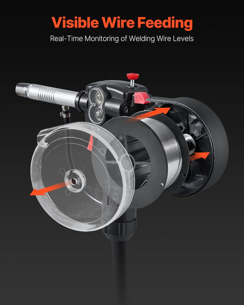 VEVOR 100Amp Spool Gun with 10FT Cable, Compatible with Hobart Handler 210 MVP Mig Welders, Suitable for 0.023", 0.030" and 0.035" Flux Core/Solid/Aluminum Welding Wires - with 100A 10ft | Sold by Uncle Wiener's Wholesale