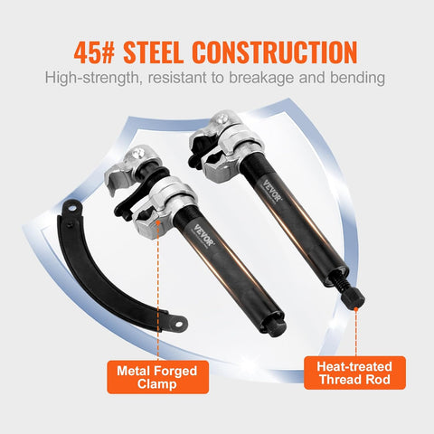 VEVOR Coil Spring Compressor Tool, 2 pcs Heavy Duty Macpherson Strut Spring Compressor Set, 2646 lbs Strut Spring Compressor with Safety Bracket and Carrying Case, for Car Truck ATV UTV - with | Sold by Uncle Wiener's Wholesale
