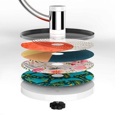 Vornado PIVOT 3U Whole Room Air Circulator with Customizable Design Discs - with 11.28 Inches (H) x 8.17 Inches (W) x 7.8 Inches (D) | Sold by Uncle Wiener's Wholesale