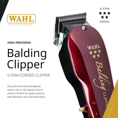 Wahl Professional 5 - Star Balding Clipper, 56164 - with | Sold by Uncle Wiener's Wholesale