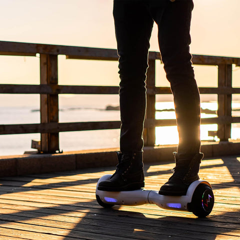 WEELMOTION Hoverboard with Music Speaker and LED Front Lights All Terrain 6.5" UL 2272 Certified Hoverboard with complimentary hover board bag, Two - Wheel Self Balancing scooter with Range up to 10 kms - with | Sold by Uncle Wiener's Wholesale