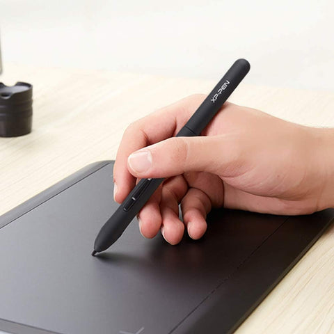 XPPen PN01 Battery - Free Stylus 8192 levels of Pen Pressure Sensitivity Compatible with XPPen Star03 Star06 StarG430S StarG640 M708 Graphic Drawing Tablet (Black) - with black / black | Sold by Uncle Wiener's Wholesale