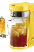 10 - Cup Yellow Iced Tea and Coffee Maker with Glass Pitcher - with | Sold by Uncle Wiener's Wholesale