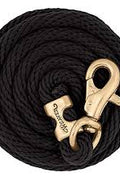 10 FT Heavy - Duty Horse Lead Rope – 5/8" Black Polyester with Swivel Bolt Snap Clip | Model 254015 - Equestrian Equipment / Horse Handling Gear with | Sold by Uncle Wiener's Wholesale