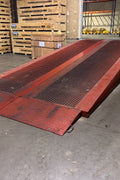 10' x 25' Steel Loading Dock Ramp – 50,000 LB Capacity with Adjustable Height | Model 4121221 - with | Sold by Uncle Wiener's Wholesale
