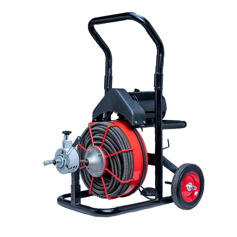 100FT x 1/2" Automatic Drain Cleaner Machine – 8 Cutters, Foot Pedal, GFCI – DCM10012A - with | Sold by Uncle Wiener's Wholesale
