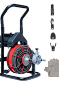 100FT x 1/2" Automatic Drain Cleaner Machine – 8 Cutters, Foot Pedal, GFCI – DCM10012A - with | Sold by Uncle Wiener's Wholesale