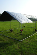 10x20 FT Dog Kennel & Chicken Run – Fenced Compound Cage with Durable Metal Frame 2010CG - Animal Enclosures with | Sold by Uncle Wiener's Wholesale