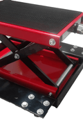 1100 LBS Motorcycle & ATV Scissor Lift Jack – Portable Center Crank Hoist with Wide Deck 250522B - with | Sold by Uncle Wiener's Wholesale