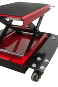 1100 LBS Motorcycle & ATV Scissor Lift Jack – Portable Center Crank Hoist with Wide Deck 250522B - with | Sold by Uncle Wiener's Wholesale