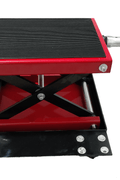 1100 LBS Motorcycle & ATV Scissor Lift Jack – Portable Center Crank Hoist with Wide Deck 250522B - with | Sold by Uncle Wiener's Wholesale