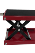 1100 LBS Motorcycle Lift ATV Scissor Jack – Wide Deck Crank Stand | Model 250522A - with | Sold by Uncle Wiener's Wholesale