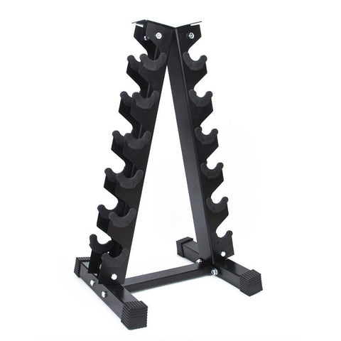 12 Dumbbell Rack Stand – Heavy - Duty Steel Weight Lifting Storage Organizer – Space - Saving Design – Model 698167 - with | Sold by Uncle Wiener's Wholesale
