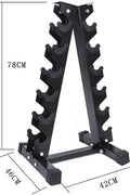 12 Dumbbell Rack Stand – Heavy - Duty Steel Weight Lifting Storage Organizer – Space - Saving Design – Model 698167 - with | Sold by Uncle Wiener's Wholesale