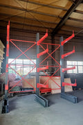 12 Ft Single - Sided Cantilever Rack – 5 - Layer Industrial Racking | SBL1200 Starter & Expansion Bays - with Expansion Bay | Sold by Uncle Wiener's Wholesale