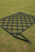 12 FT x 6.5 FT Heavy - Duty Drag Harrow – 1/2" Spikes for Tractor, ATV, UTV & Lawnmower | Model GH12 - with | Sold by Uncle Wiener's Wholesale