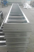 10-foot aluminum loading ramps placed on utility trailer
Heavy-duty HDR300 loading ramps close-up with grip detail
Side view of aluminum ramp showing gradual incline
Vehicle approaching wide aluminum loading ramps
Industrial pair of loading ramps for heavy machinery
