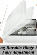 14" RV Roof Vent with Fan – Universal Fit for Camper, Trailer, Motorhome, VK100M - with | Sold by Uncle Wiener's Wholesale