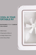 14" RV Roof Vent with Fan – Universal Fit for Camper, Trailer, Motorhome, VK100M - with | Sold by Uncle Wiener's Wholesale