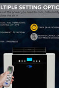 14,000 BTU Portable Air Conditioner with Dehumidifier and Remote - with | Sold by Uncle Wiener's Wholesale
