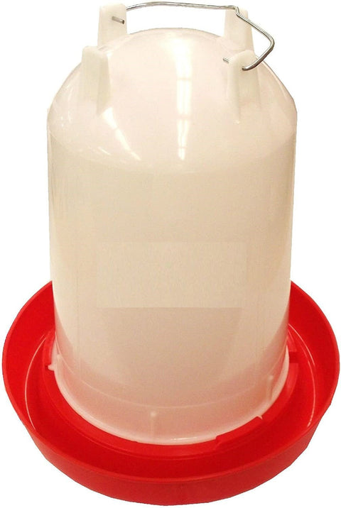 14L Extra Large Poultry Chicken Waterer – 4 Gallon Capacity – Heavy Duty Plastic – Model 1211321 - with | Sold by Uncle Wiener's Wholesale
