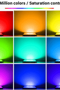 150W RGB LED Flood Light – Smartphone App Controlled Outdoor Lighting FLHL150U - with | Sold by Uncle Wiener's Wholesale
