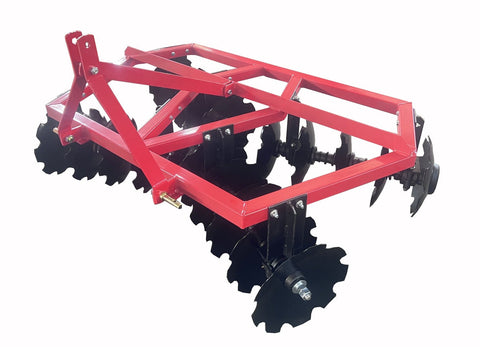 16″ Notched Disc Plow Harrow – 6 ft & 4 ft Q235 Steel, Category 0/1 Garden Tractor Hitch, Rust - Resistant - with 6ft | Sold by Uncle Wiener's Wholesale