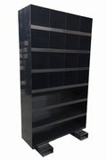 19 - Drawer Heavy - Duty Bolt Bin Cabinet with Forklift Pockets – Available in Black or Red - with Black | Sold by Uncle Wiener's Wholesale