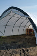 20′ WIDE SINGLE TRUSS STORAGE BUILDINGS - with Standard 20X42X12 10.5 OZ PE | Sold by Uncle Wiener's Wholesale