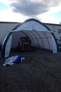20′ WIDE SINGLE TRUSS STORAGE BUILDINGS - with Standard 20X42X12 10.5 OZ PE | Sold by Uncle Wiener's Wholesale